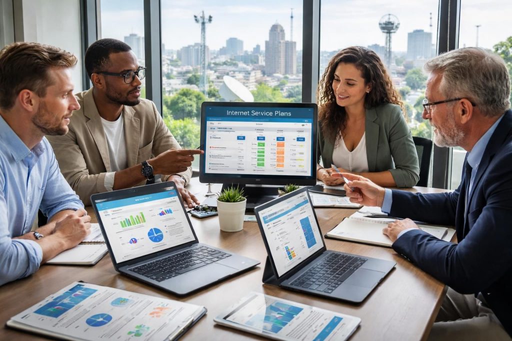 explore and compare top business internet service providers to find the best plans that suit your company's needs for speed, reliability, and cost-effectiveness.